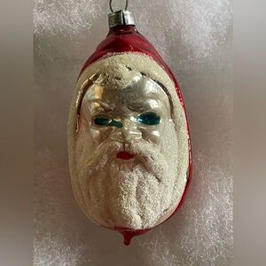 VINTAGE German Santa Ornament
